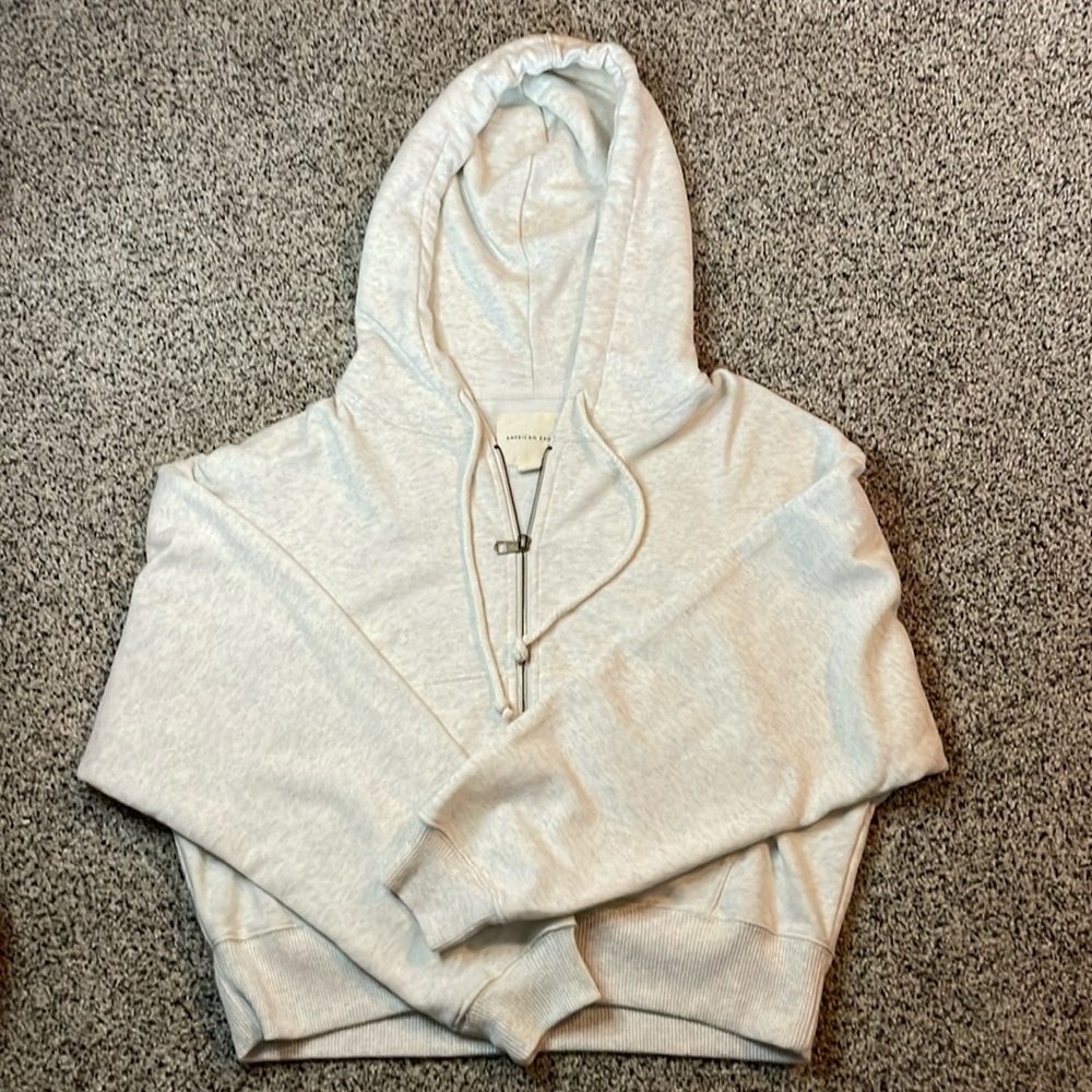 american eagle size small cropped woman’s hoodie